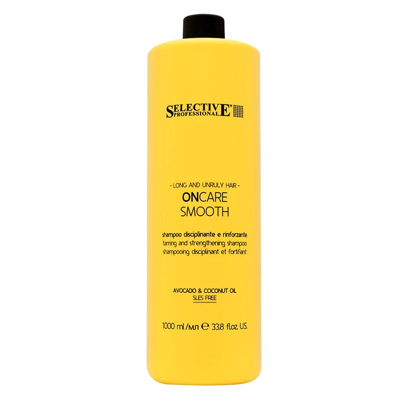 Selective Professional OnCare Smooth Shampoo 1000ml - shampooing disciplinant pour cheveux longs