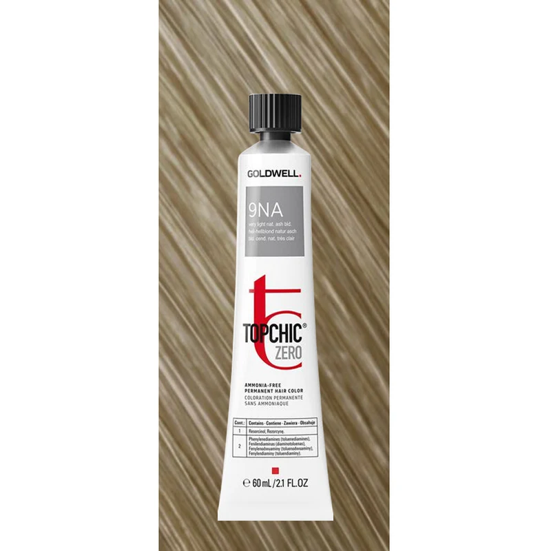 9NA Topchic Zero The Naturals Very Light Natural Ash Blonde Tb 60ml - coloration permanente sans ammoniaque