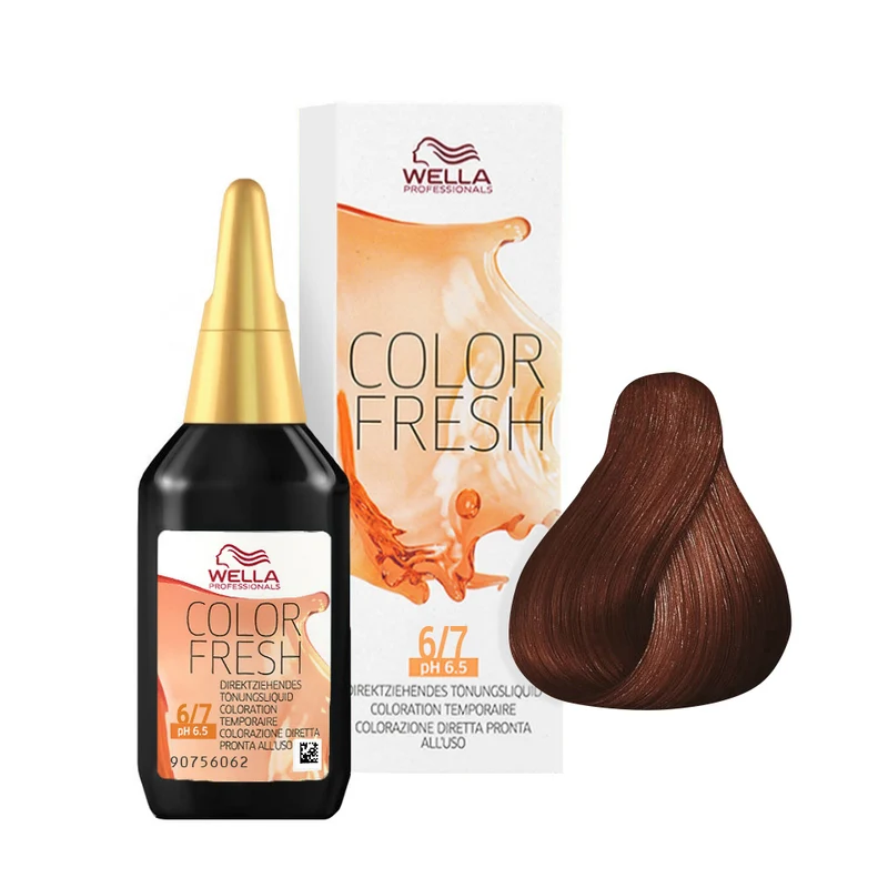 Wella Color Fresh 6/7 Blond Foncé Sable 75ml - rehausseur de couleur sans ammoniac