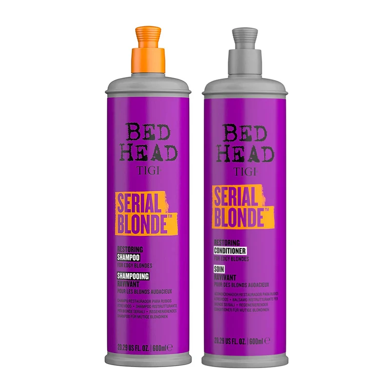 Tigi Bed Head Serial Blonde Shampoo 600ml Conditioner 600ml
