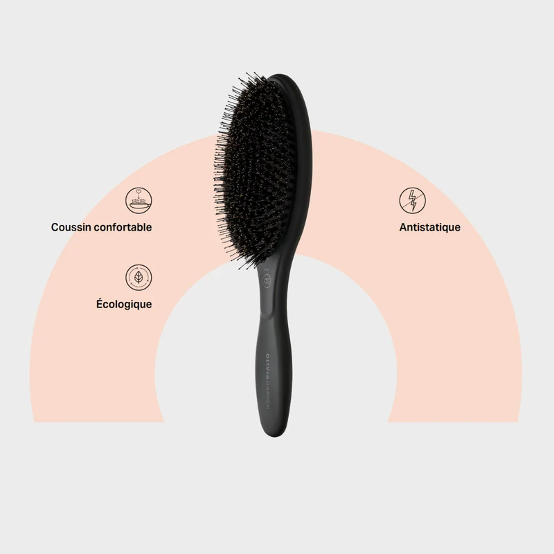 EXPERT CARE OVAL Boar & Nylon Bristles Black Label