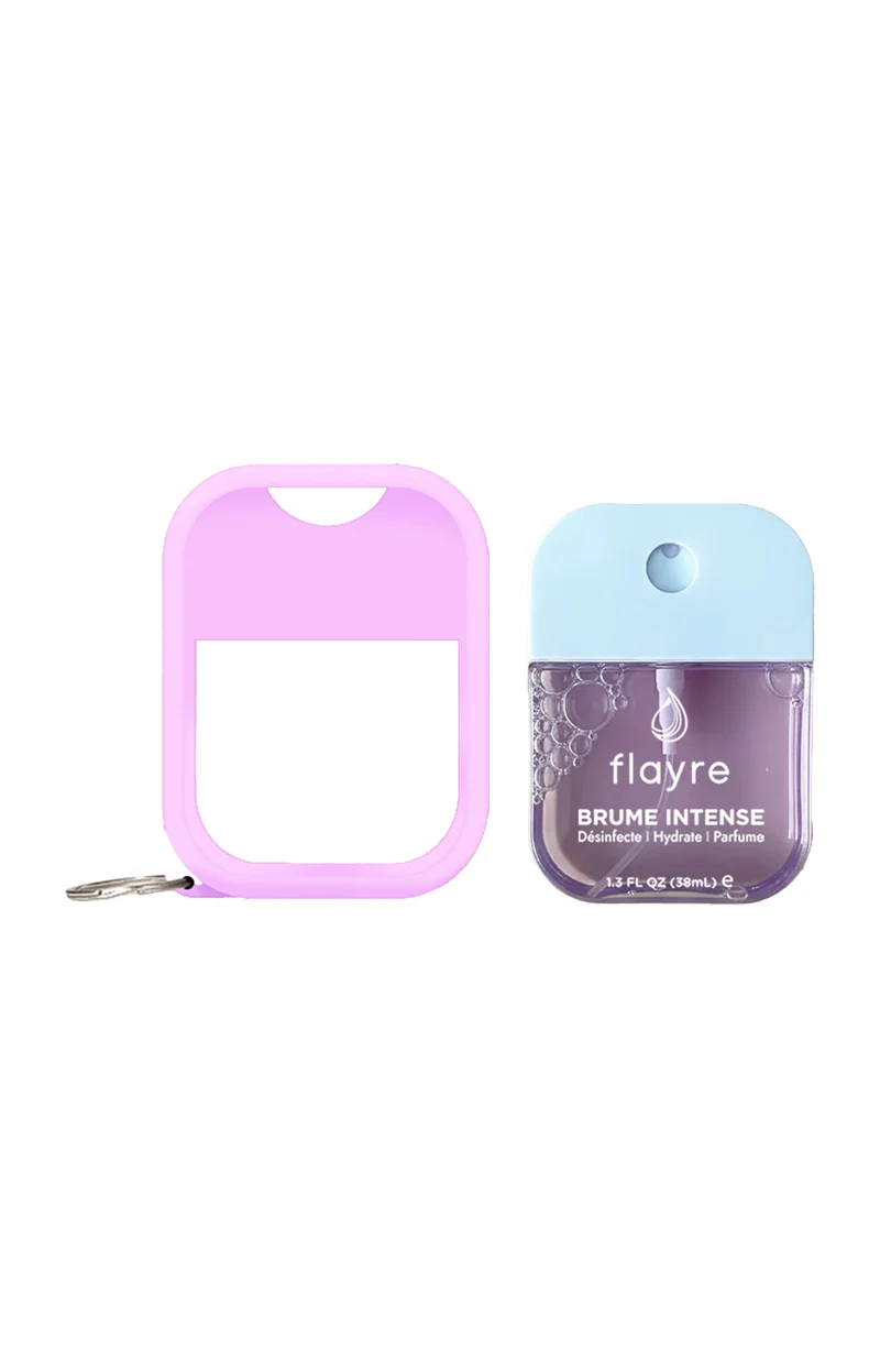 Spray désinfectant mains & étui violet - Lavande ensoleillée