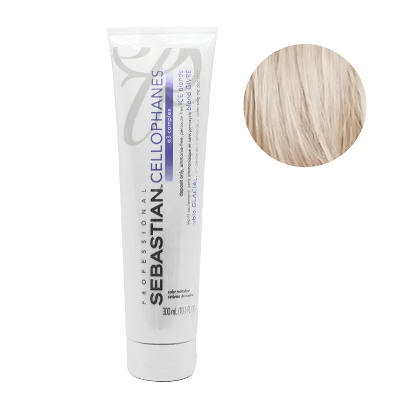 Sebastian Cellophanes Ice Blond 300ml - masque colorant restructurant