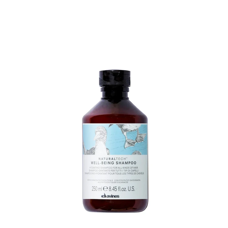 Davines Naturaltech Wellbeing Shampoo 250ml - shampooing hydratant pour tous types de cheveux