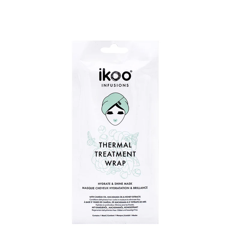 Ikoo Thermal treatment wrap Hydrate & shine mask 35g - masque hydratation et brillance