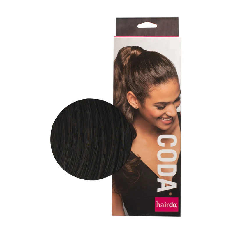 Hairdo Queue Ondulée R4 Marron Foncé 58cm - queue de cheval ondulée