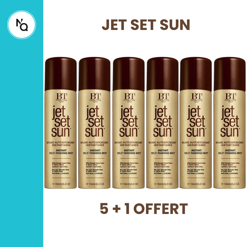 PACK 5 + 1 JET SET SUN BRUME AUTO-BRONZANTE 150ML