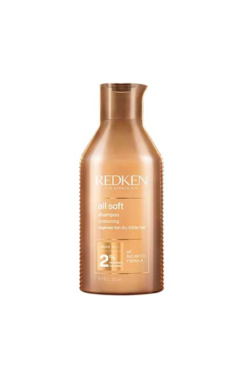 Shampoing doux - All Soft - Huile d'argan - Cheveux secs & fragiles