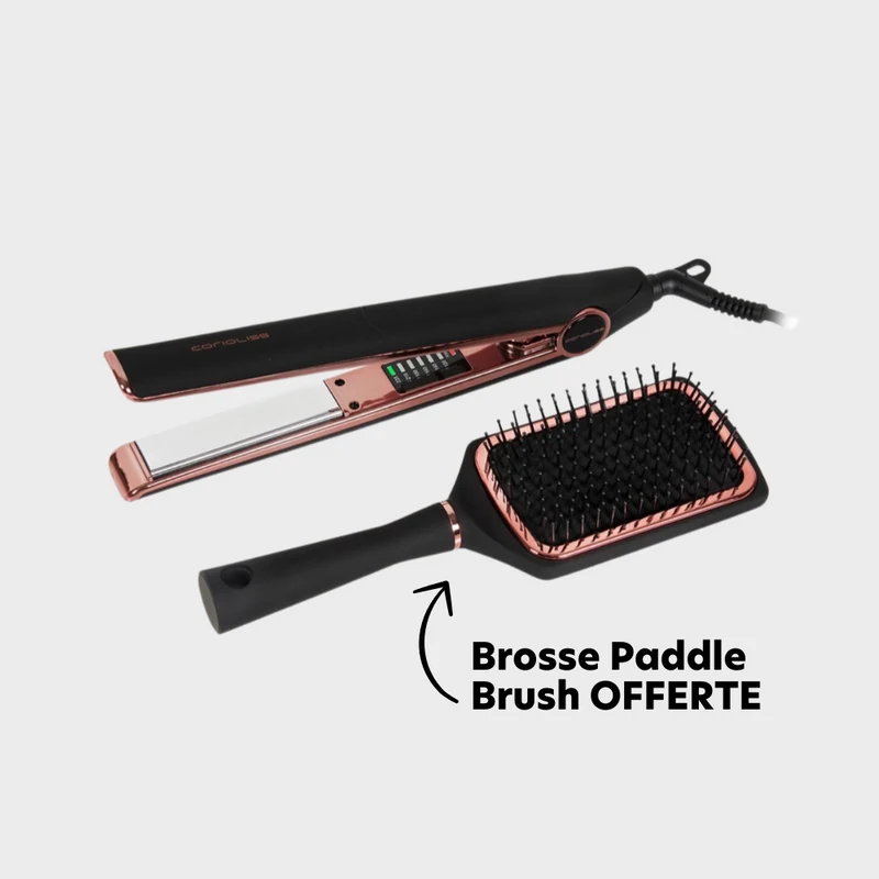 Corioliss - Coffret lisseur C1 Digital - Brosse Paddle Brush offerte
