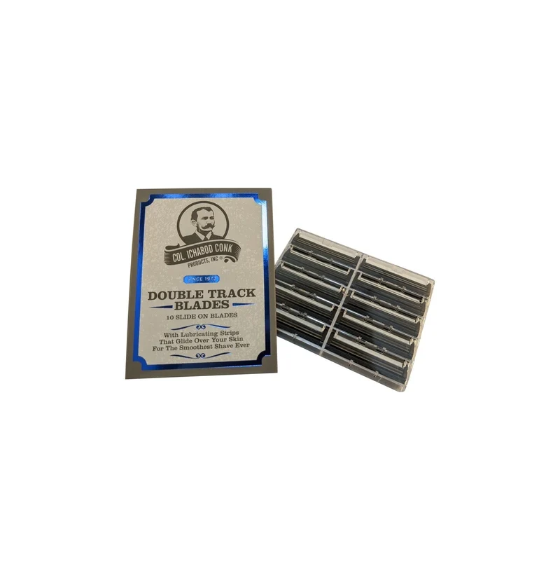 Col. Conk Double Track Razor Blades - 10 pack