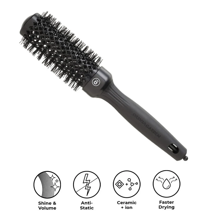 Brosse OLIVIA GARDEN - Shine Noire