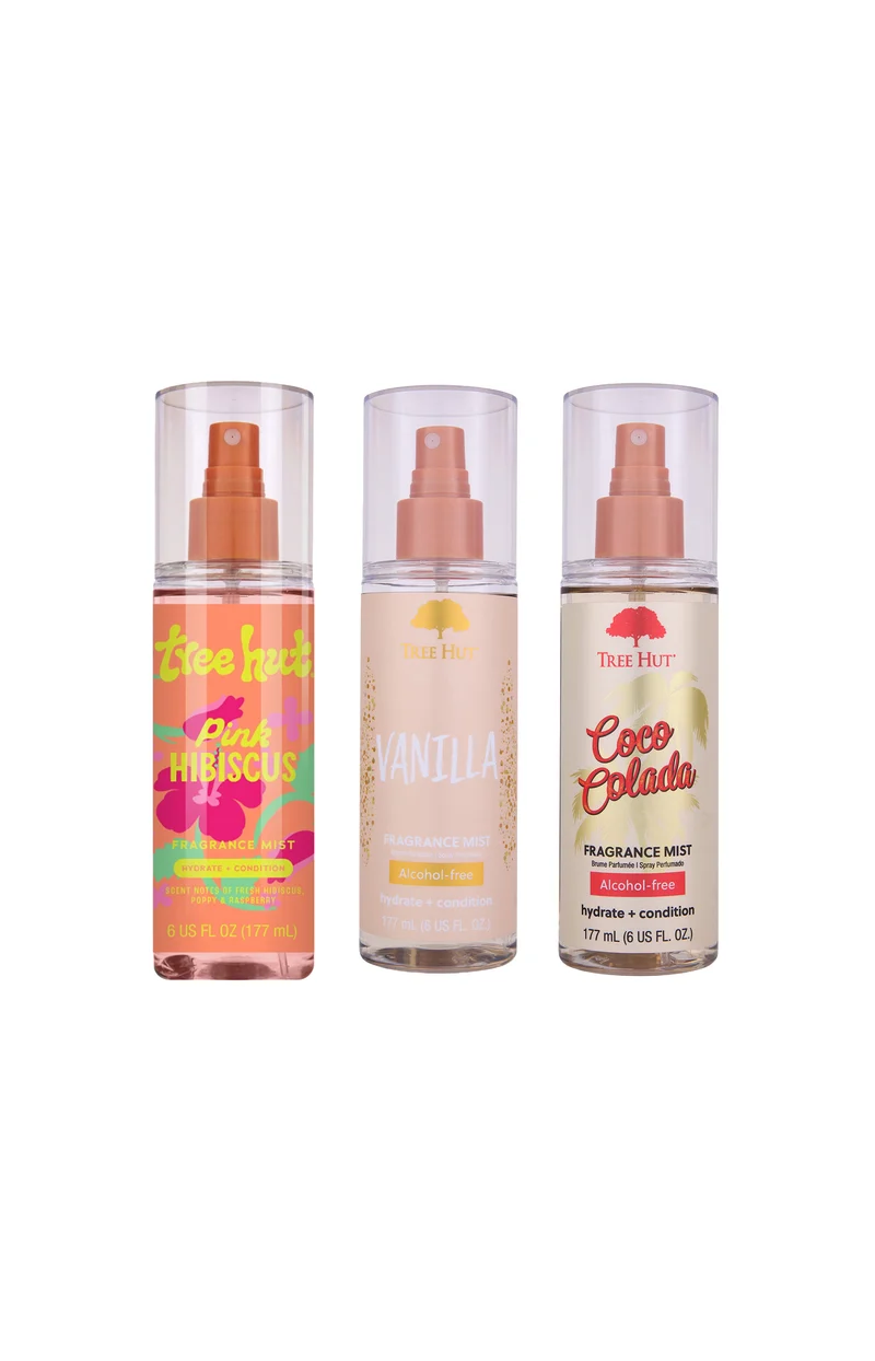Brumes parfumées - Vanille, Hibiscus Rose & Coco Colada