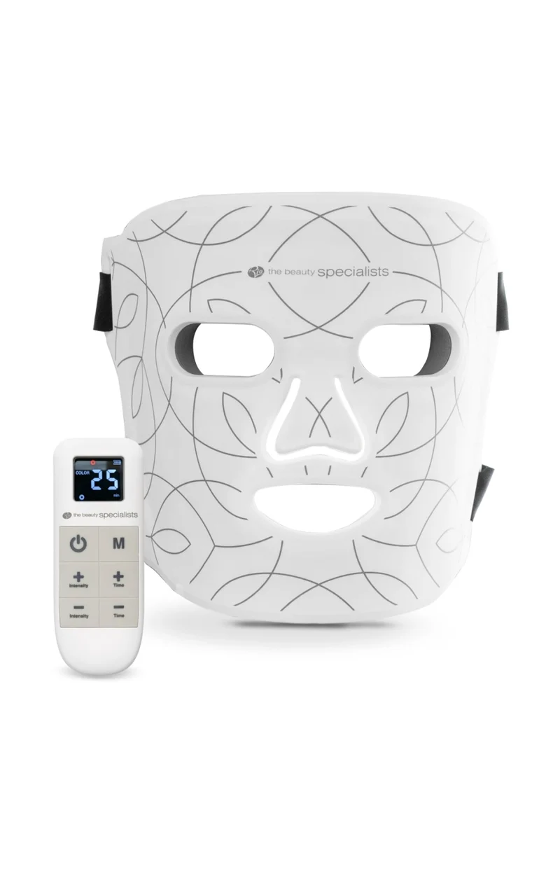 Masque LED multicolore - Lumière rouge, bleue et infrarouge - Visage