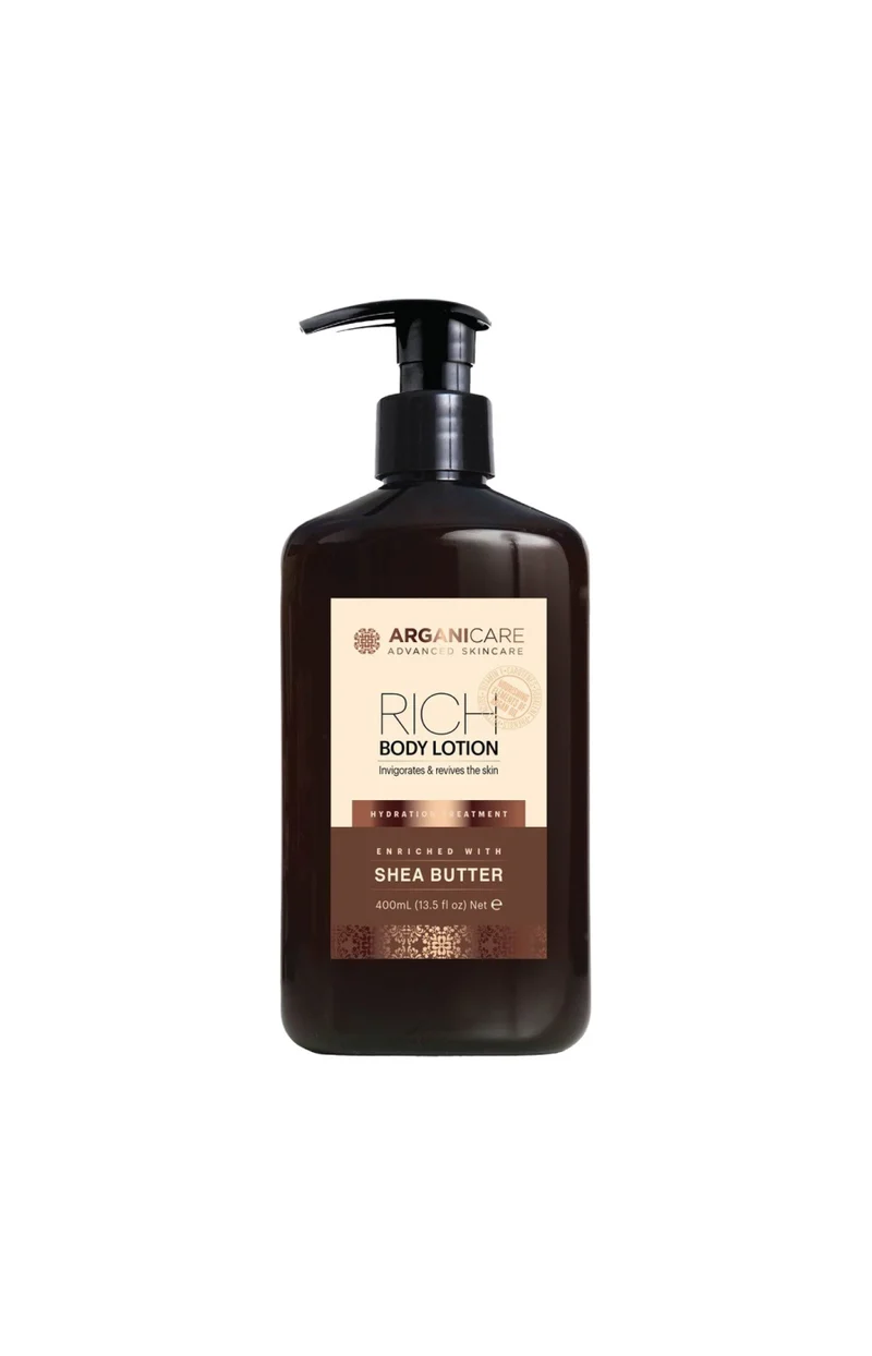 Lotion corporelle hydratante - Beurre de karité - Peaux sèches à abîmées - 400 ml