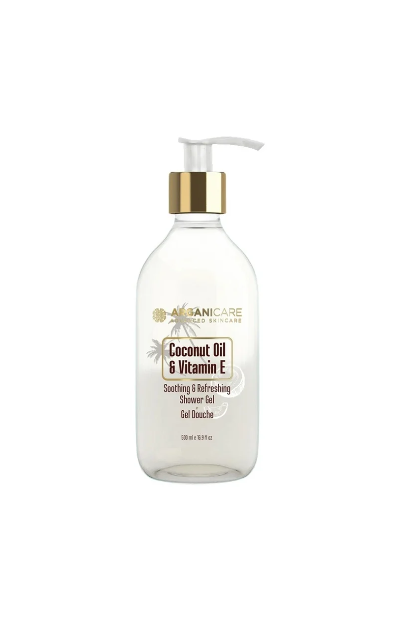 Gel douche hydratant - Huile de coco & vitamine E - 500 ml