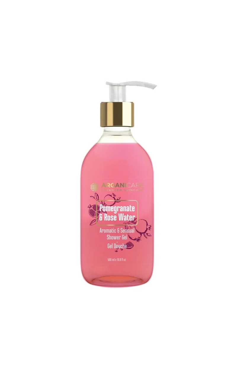 Gel douche hydratant - Grenade & eau de rose - 500 ml