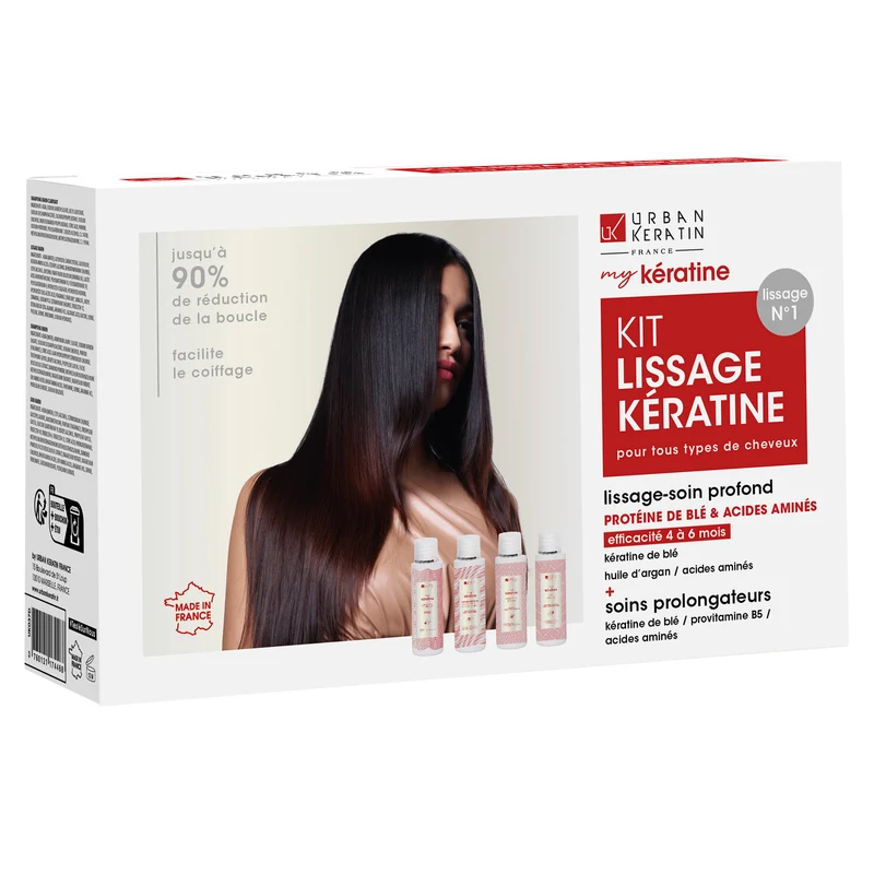 Mini Kit Lissage Kératine My Kératine Urban Keratin 4x100ML