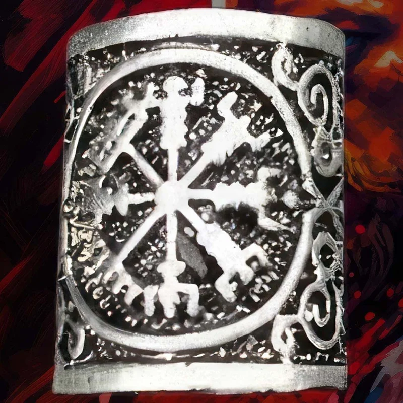 Perle à Barbe Boussole Viking