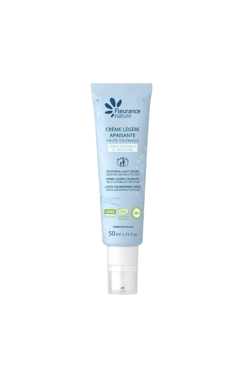 Crème légère apaisante bio - 50 ml