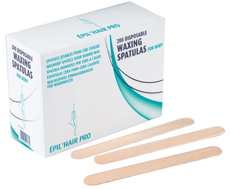 SPATULES JETABLES POUR CIRE CHAUDE 15 cm