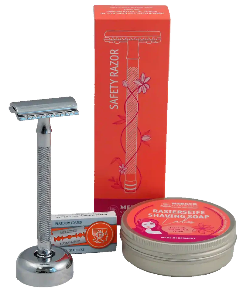 MERKUR 24C Shaving Set for WOMEN