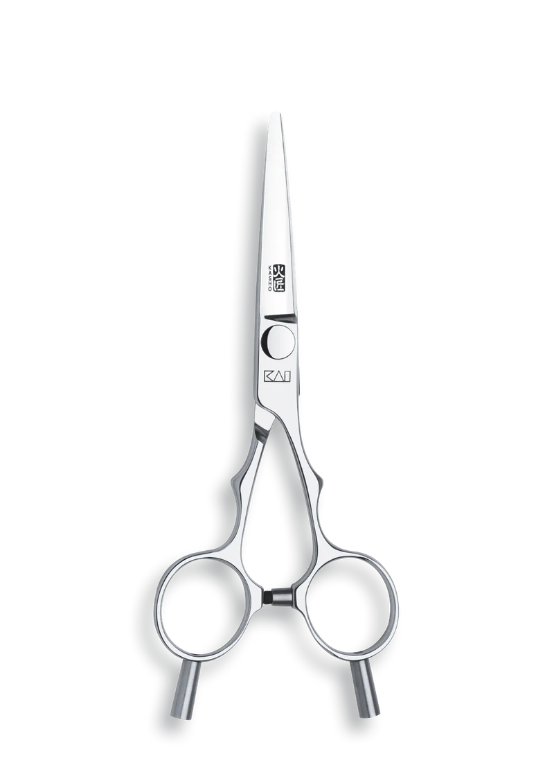 Kasho Japanese 5.5 in. Silver Series Shear 5.5 in. Premium Stainless Straight Barbershop & Salon Cutting Scissors