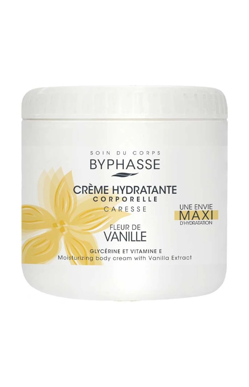 Crème hydratante au beurre de karité - Vanille - Corps - 500 ml