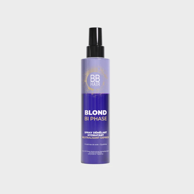 Spray Démêlant Biphase Blond Neutralisant BBHair 200 ml