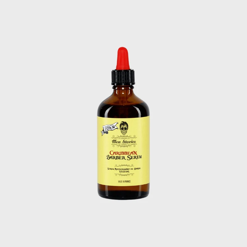 Caribbean Barber Serum avec pipette Men Stories - 100ml