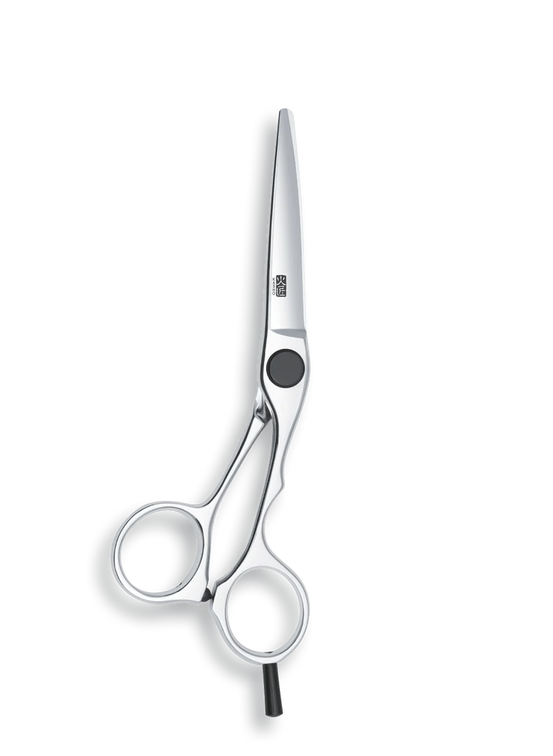 Kasho Japanese 5.5 in. KXP Series Shear Premium Stainless Offset Crane Barbershop & Salon Cutting Scissors