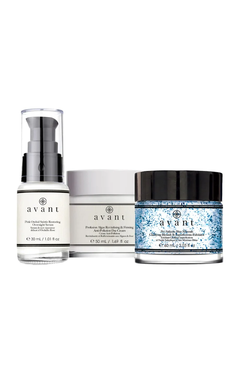 Routine peau parfaite - Peaux normales à mixtes - 3 soins