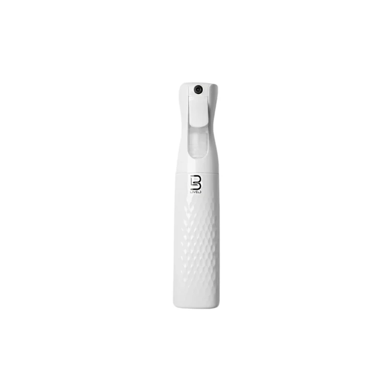 BEVELED SPRAY BOTTLE WHITE