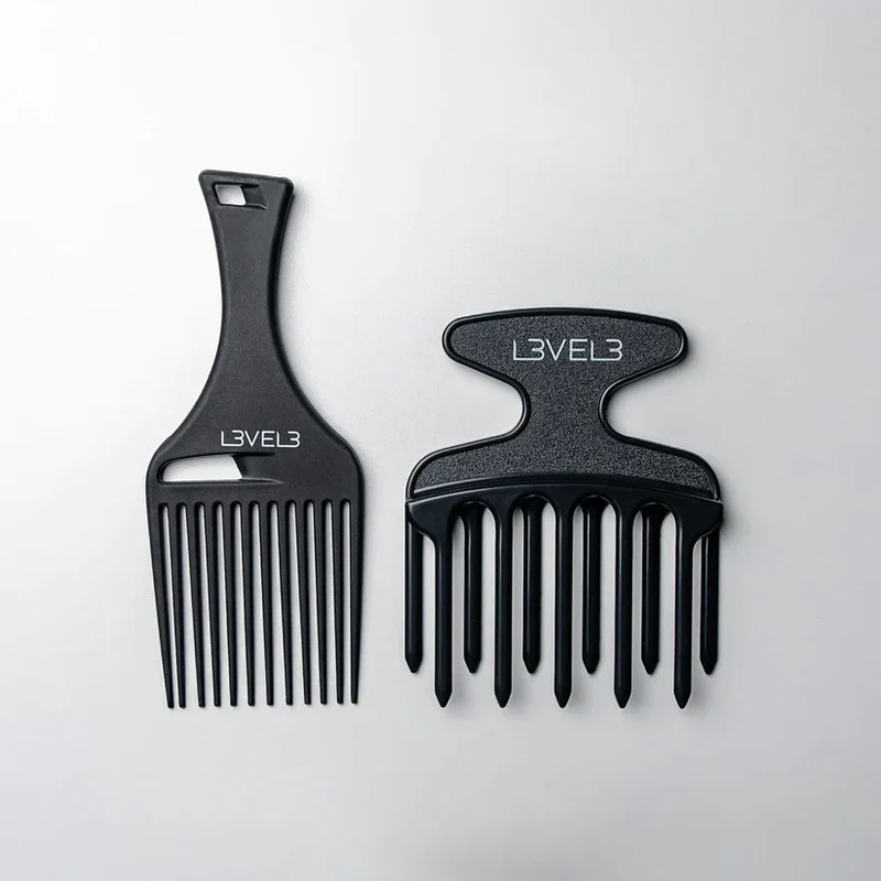 Level3 2Pc Hair Pick Comb Set