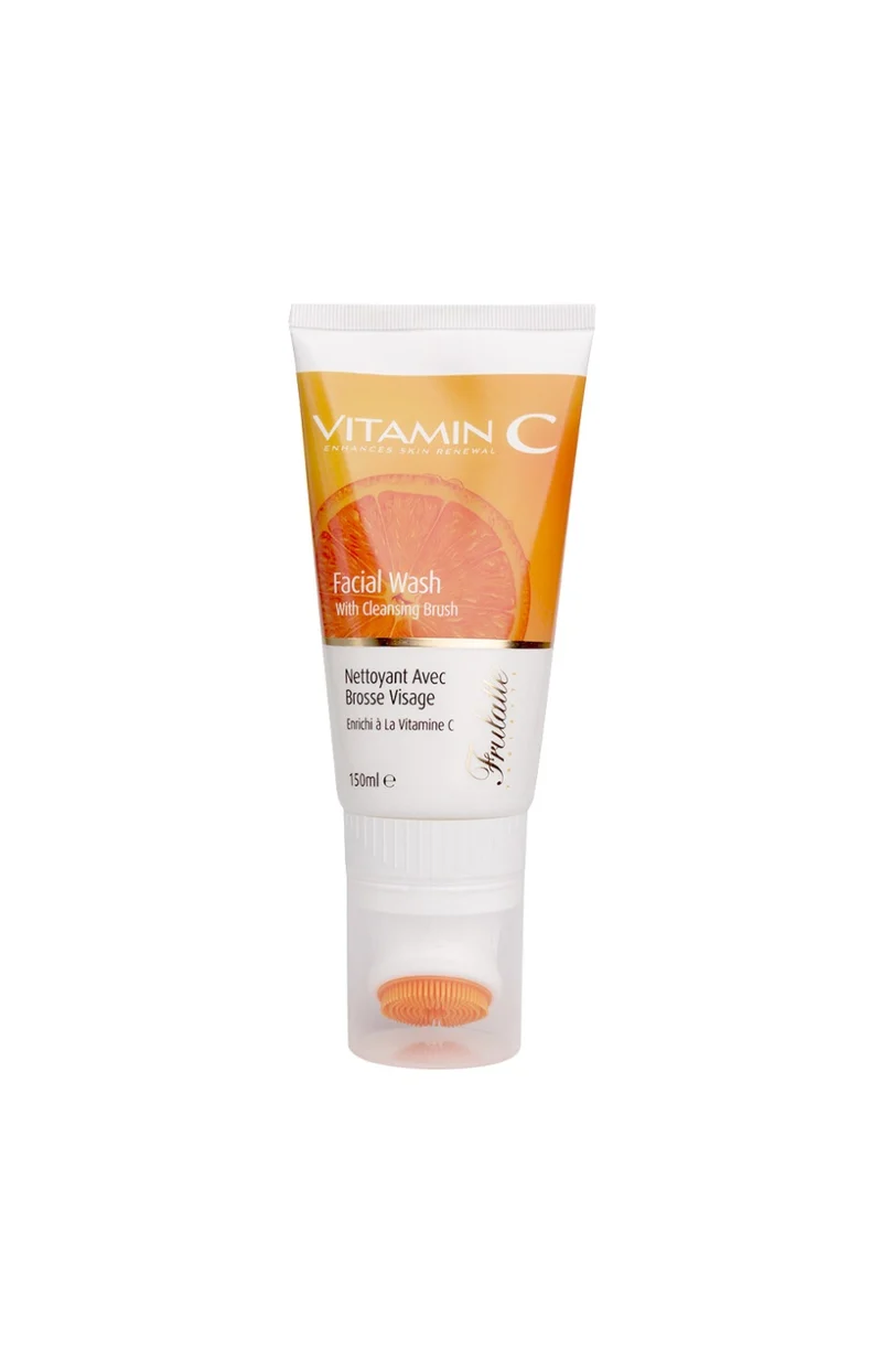 Nettoyant avec brosse - Vitamine C - Visage - 150 ml