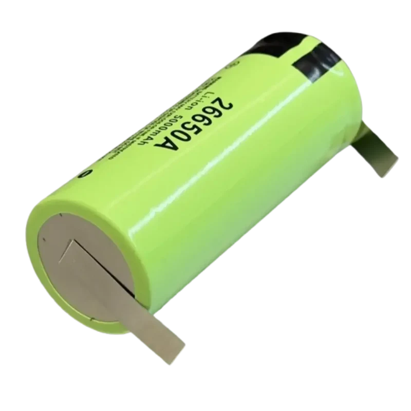 Accu 26650-A Li-Ion 3.6V 5000mAh avec languettes à souder