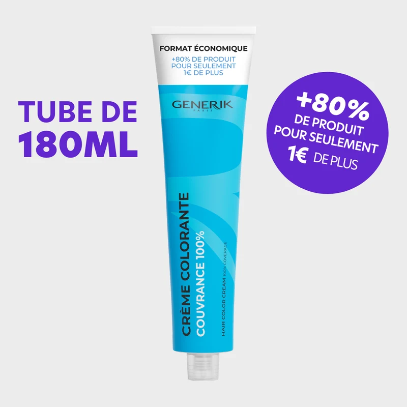 Crème Colorante d'Oxydation GENERIK - 180 ml