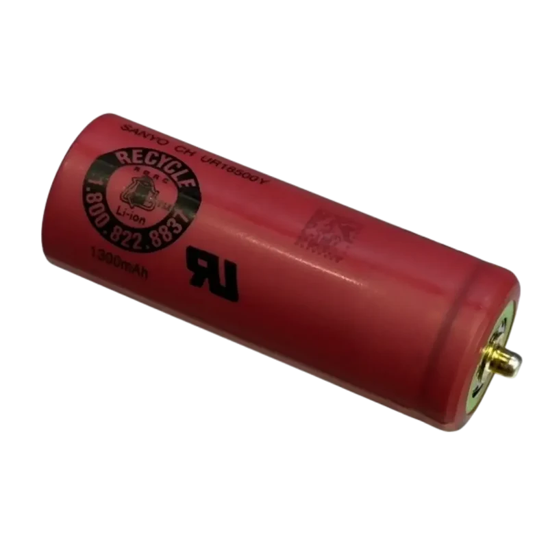 Batterie Li-ion 18500 1300mAh 3.7V pour rasoirs et tondeuses électriques
