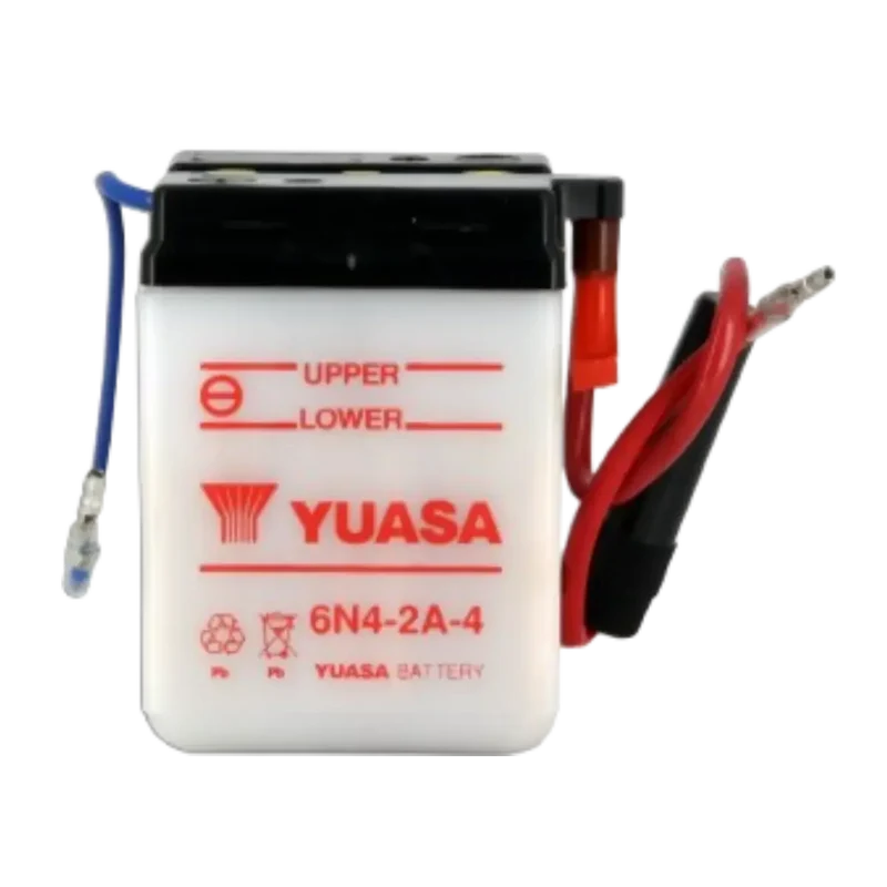 Batterie Yuasa 6N4-2A-4 Conventionnelle Avec Entretien Livrée Sans Acide