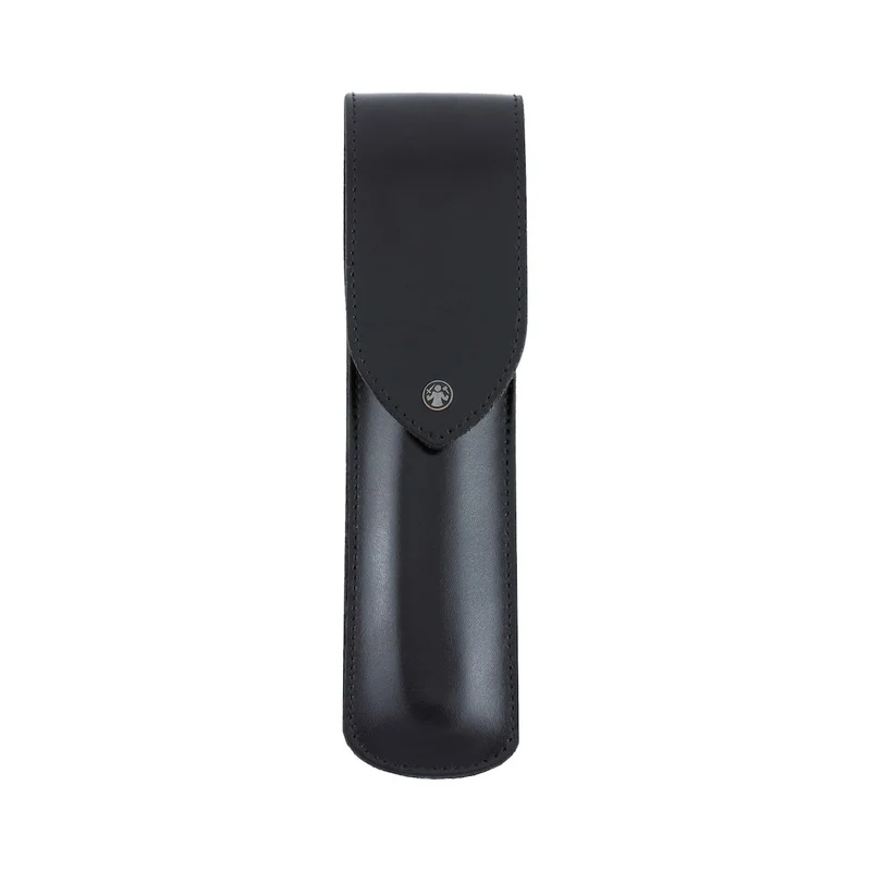 Dovo Etui for straight razor, leather, black