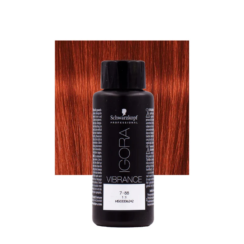 Schwarzkopf Igora Vibrance 7-88 Blond Moyen Rouge Extra 60ml - coloration ton sur ton