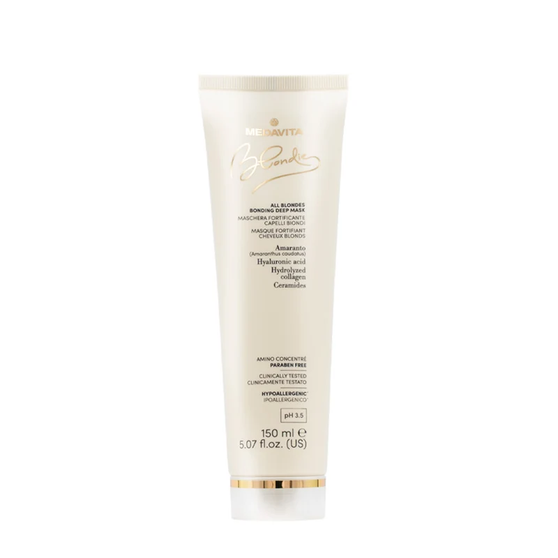 Medavita Blondie All Blondes Bonding Deep Mask 150ml - masque repulpant pour tous les cheveux blonds