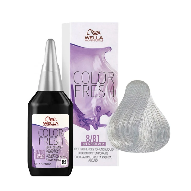 Wella Color Fresh 8/81 Blond Clair Nacré Cendré 75 ml - rehausseur de couleur sans ammoniac
