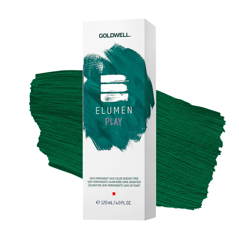 Goldwell Elumen Play Green 120ml - coloration semi permanente verte
