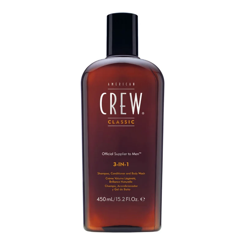 American Crew Classic 3 in 1 450ml - shampooing après-shampooing et gel douche