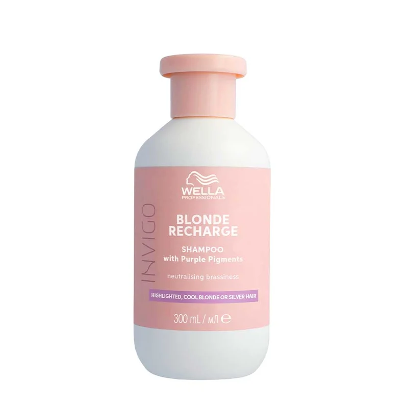 Wella Invigo Blonde Recharge Shampoo 300ml - shampoing cheveux blonds