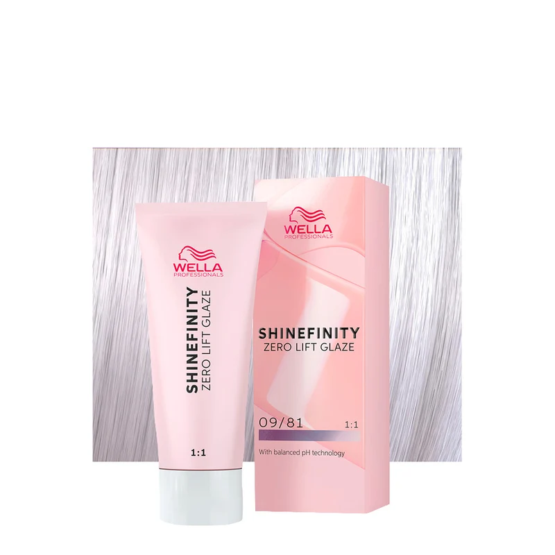 Wella Shinefinity Platinum Opal 09/81 Blond Très Clair Perle Cendré 60 ml - coloration demi-permanente