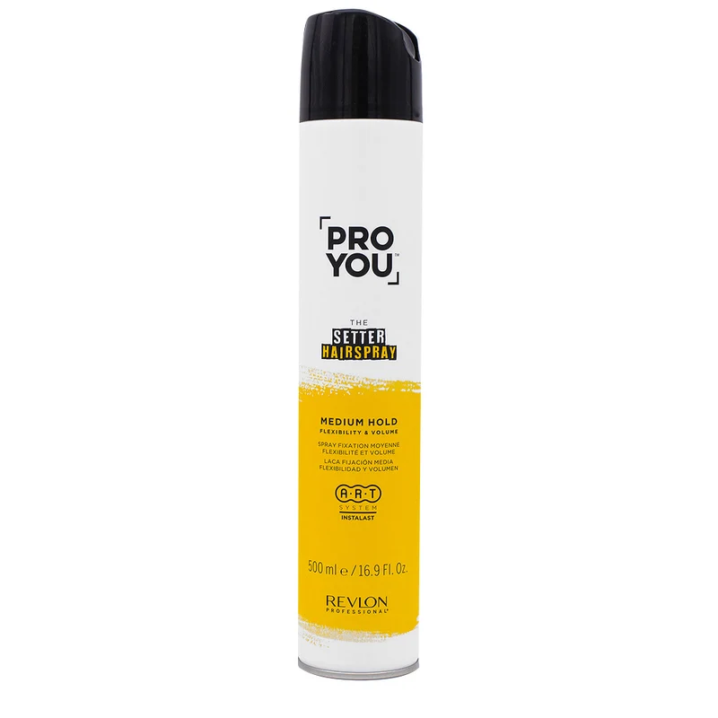 Revlon Pro You The Setter Hairspray Medium Hold 500ml - laque tenue moyenne