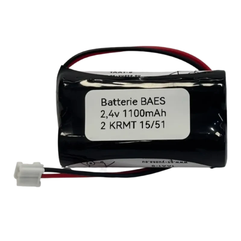 Batterie 2.4v AA NiCd pour éclairage de secours BAES 2KRMT 15/51 806525
