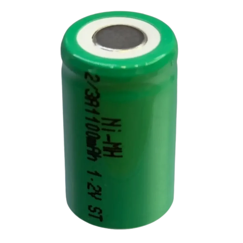 Accu NiMH 1.2V 1100mAh 2/3A standard – Batterie rechargeable plots plats assemblage batterie