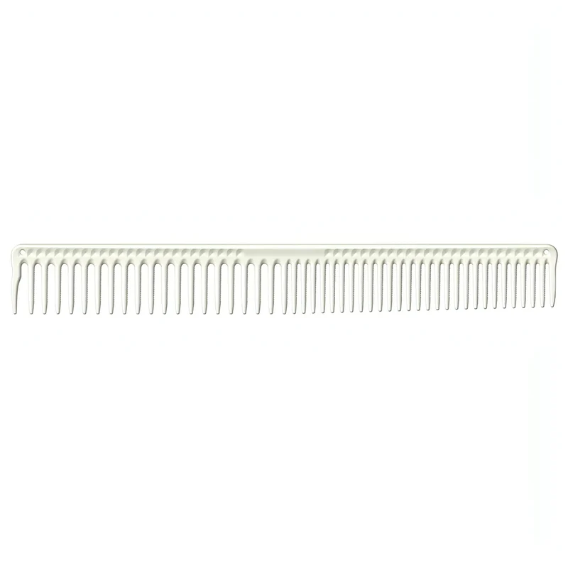 JRL Long Round Tooth Cutting Comb 9 in. (White)
